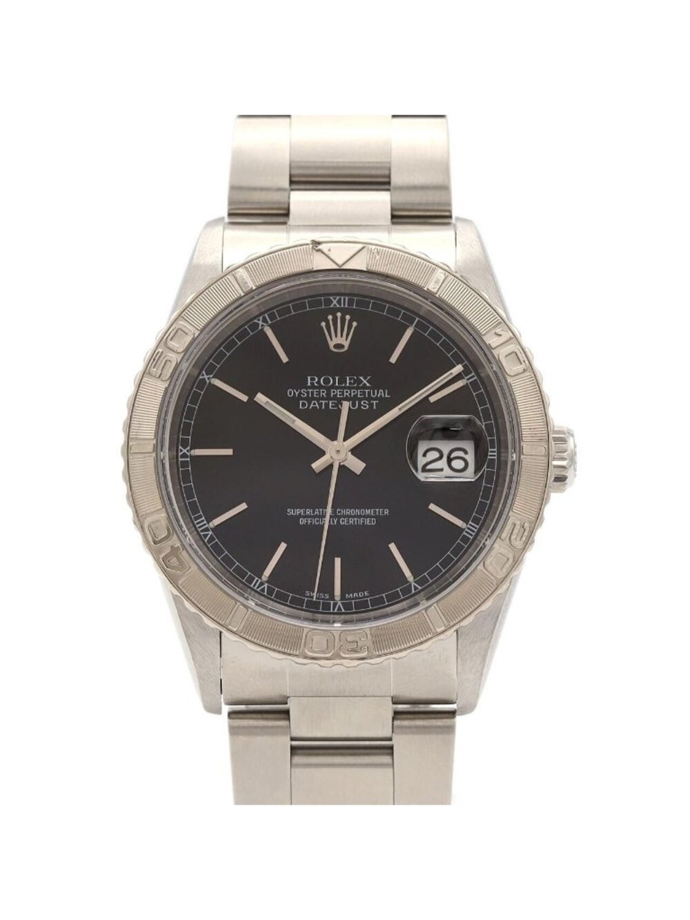 Rolex Thunderbird 3 Stainless Steel White Gold Automatic
